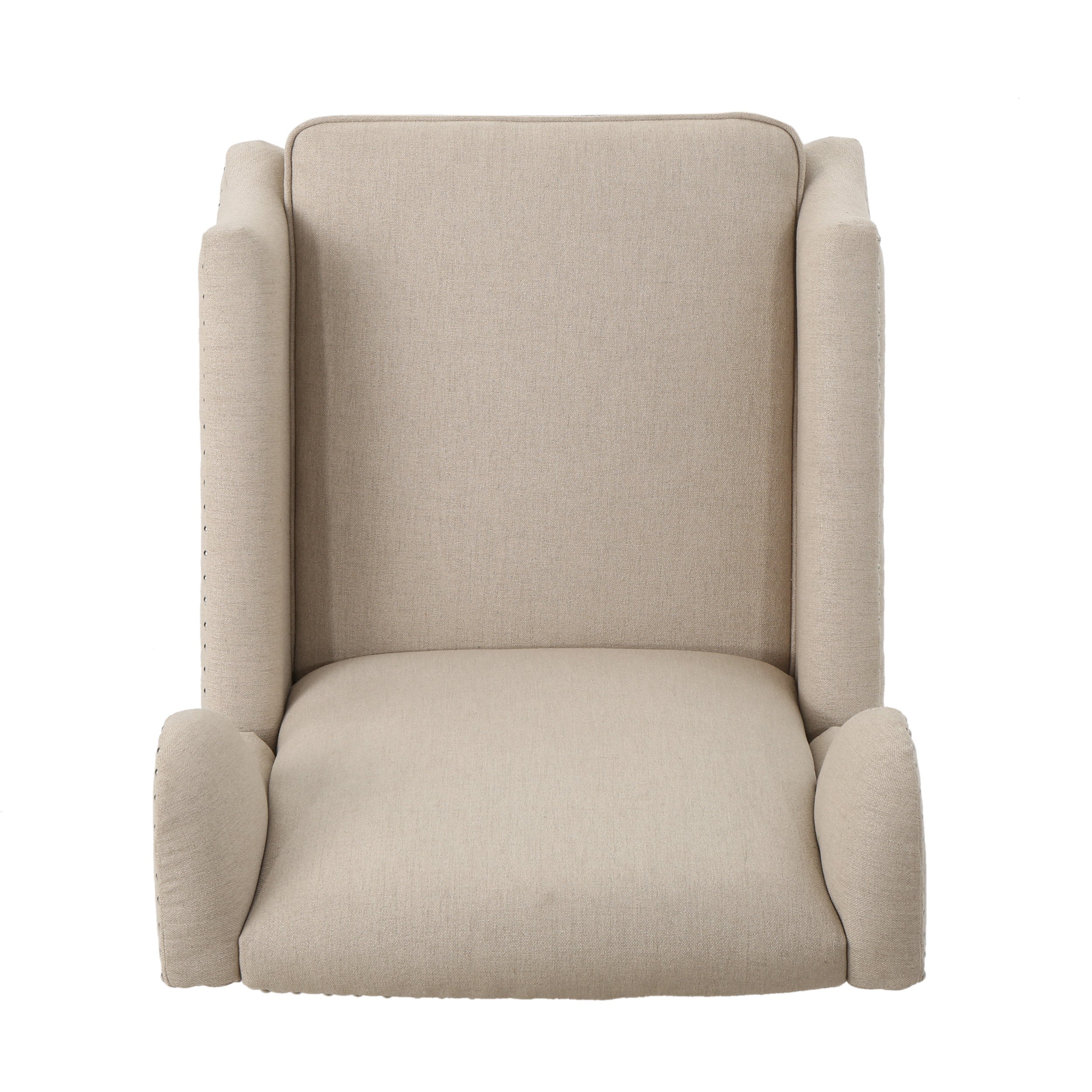 Westeros Wing Back Fabric Upholstered Recliner - Grand Goldman Shop