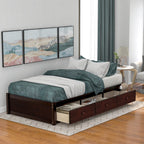 Orisfur. Twin Size Platform Storage Bed with 3 Drawers - Grand Goldman Shop