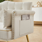 CREAM WHITE  2 SEATER SOFA - Grand Goldman Shop