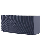 Buffet Cabinet with Storage ,4 Doors Modern Accent Storage Sideboard,Luxurious Floor Cabinet Buffet with Freestanding Anti Dumping for Kitchen, Living Room, 59' Wide Rectangular Sideboard (Navy Blue) - Grand Goldman Shop