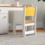 Qaba Kids Desk and Chair Set with Storage Drawer, Study Desk with Chair for Children for Arts & Crafts, Snack Time, Homeschoo