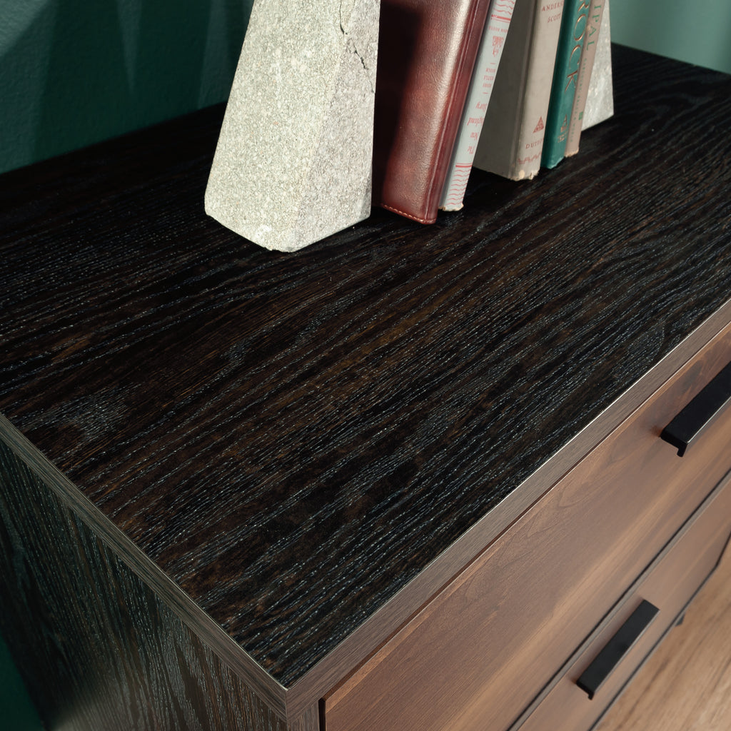 Lateral File with Modern Design, Dark Walnut finish | Premium Home Decor - Grand Goldman