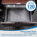 Stylish 0 23 Cu Ft Top Opening Biometric Security Safe - Available at Grand Goldman