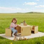 Height Adjustable Toddler Table and Chair Set - Grand Goldman