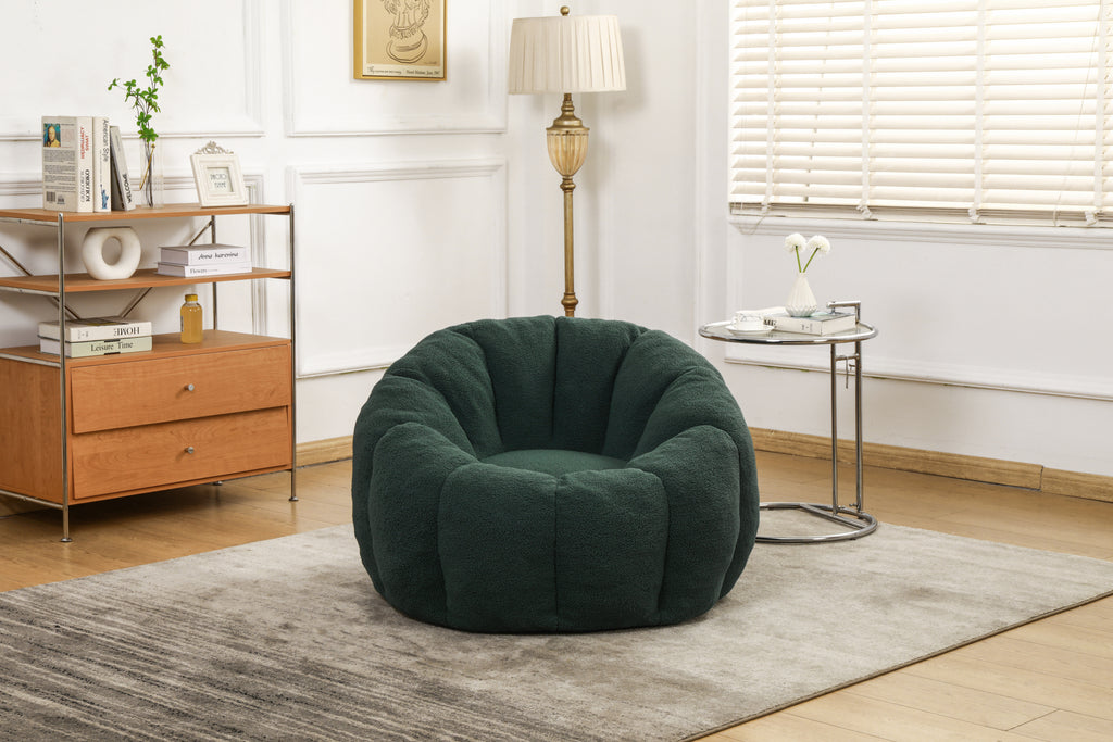Bean Bag Chair, Bean Bag Sofa Chair with Armrests Stuffed High-Density Foam, Lazy Sofa Comfy Chairs BeanBag Chair for Adults in Living Room,Bedroom Reading - Grand Goldman Shop