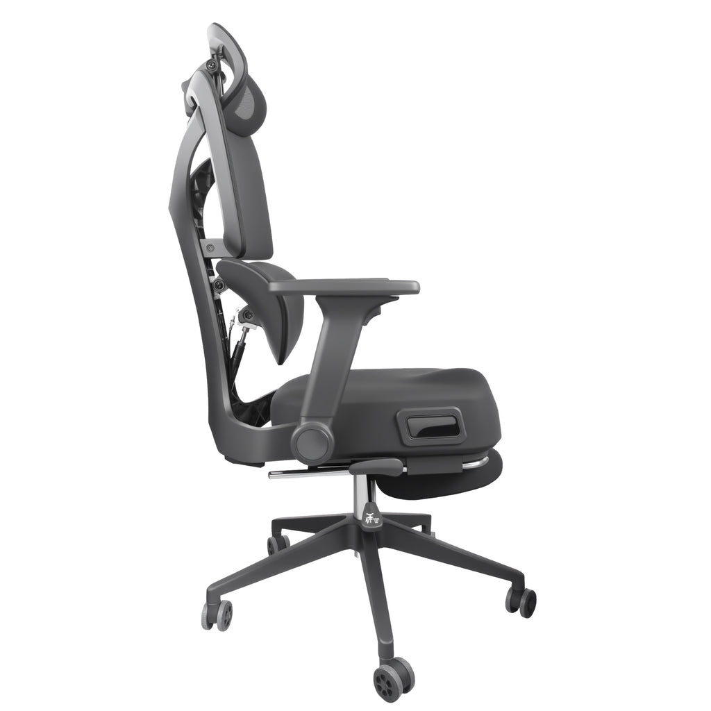 Zero Gravity Ergonomic Office Chair, 145° Recline with 3D Headrest & 4-Way Lumbar Support, Breathable Mesh Seat for Home/Work