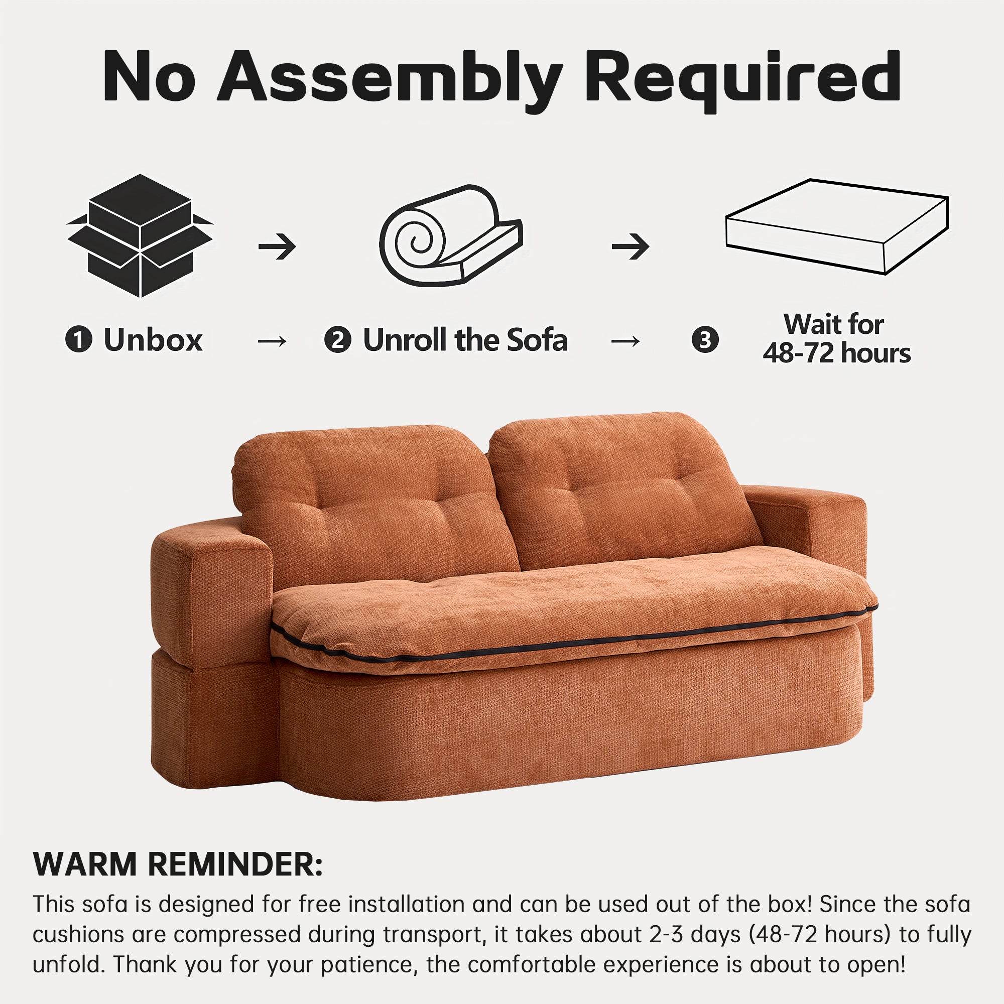 Modern Floor Sofa with 2 Pillows,Convertible Corduroy Fabric Foam-Filled Sleeper Sofa Bed, no assembly required,Convertible Sofa Cushion Unfolds into Quilt,Folding Mattress for Living Room,Playroom - Grand Goldman Shop