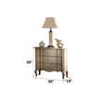 Chelmsford Antique Taupe Finish Nightstand - Grand Goldman Shop