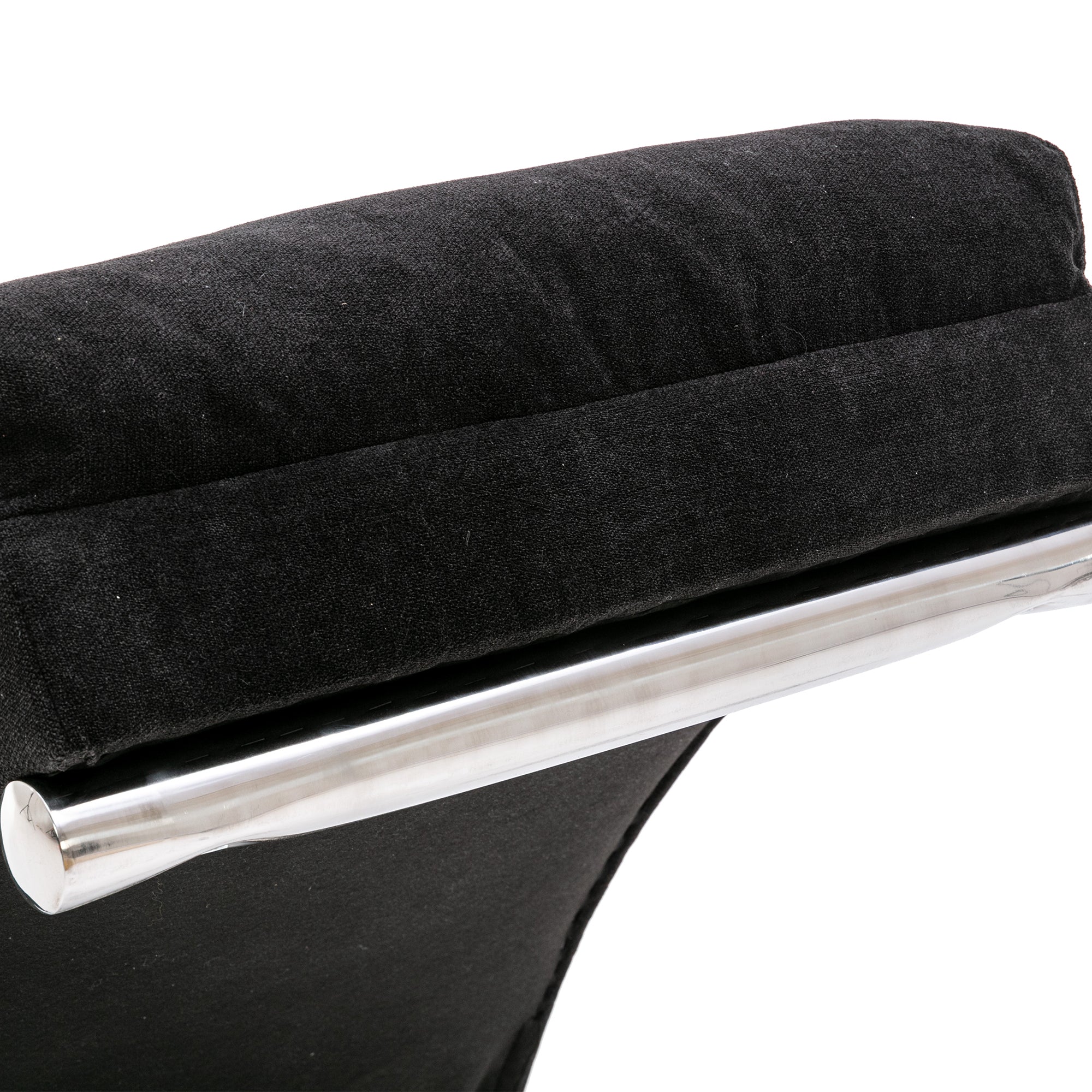 COOLMORE Luxury Upholstered Chaise Lounge Chair with Vibration for Relaxation, Modern Fixed Back Fabric Leisure Recliner Sofa for Living Room/Bedroom - Grand Goldman Shop