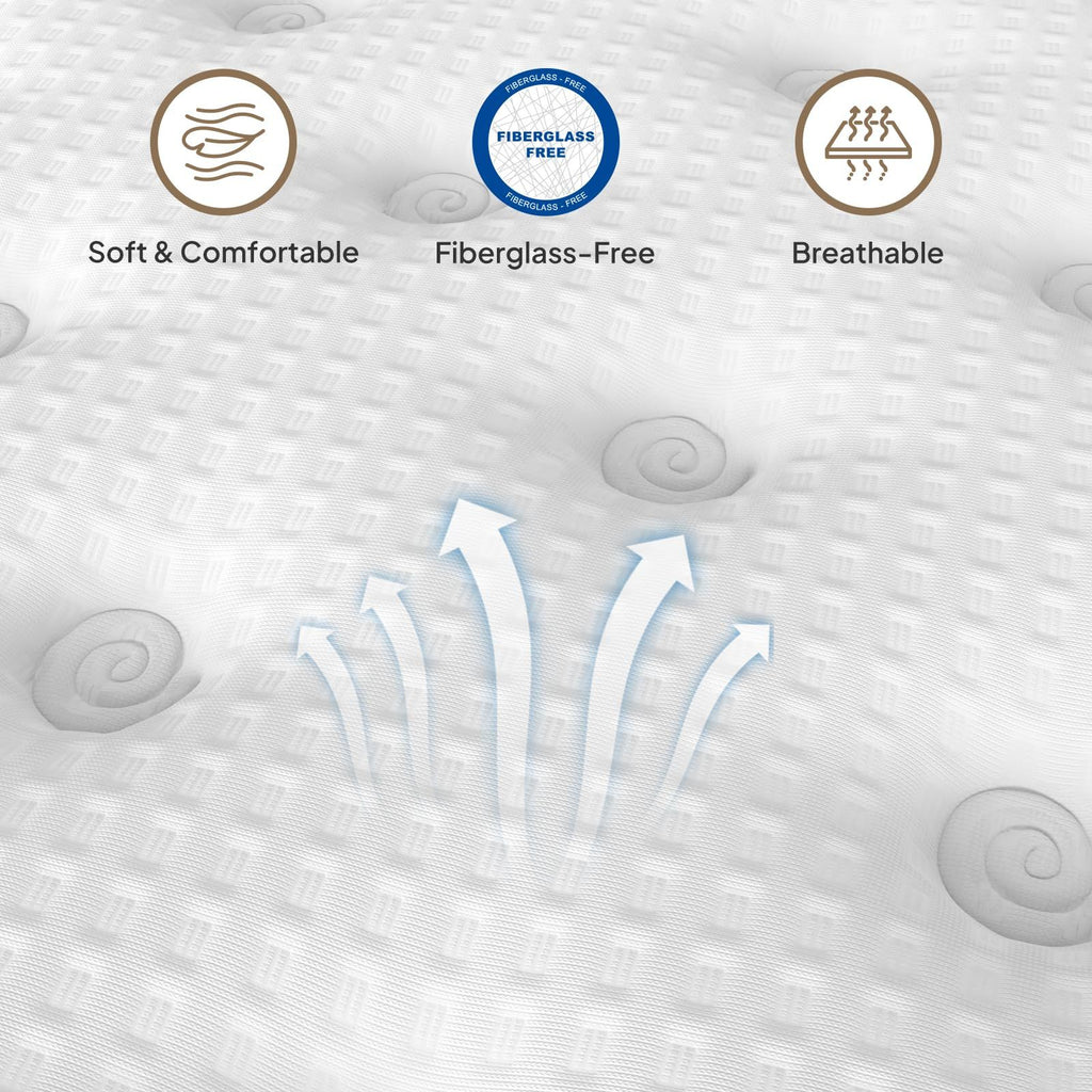 14' Queen Hybrid Mattress with Innersprings & Gel Memory Foam - Grand Goldman Shop
