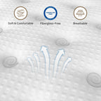 12' King Hybrid Mattress with Innersprings & Gel Memory Foam - Grand Goldman Shop