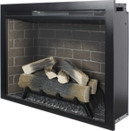 33 inch Infrared Electric Fireplace Insert, Touch Panel Home Decor Heater,Smokeless Firebox .With fixed Trim Kit .With Crackling Sound - Grand Goldman Shop