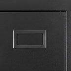 High Storage Cabinet with 2 Doors and 4 Partitions to Separate 5 Storage Spaces, Home/ Office Design | Premium Home Decor - G