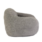 Giant Bean Bag Chair for Adults, Spacious Memory Foam Bean Bag Sofa with Armrests in Light Gray Teddy Fabric, Comfy Seating for Living Room or Bedroom - Grand Goldman Shop