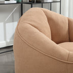 Bedding Bean Bag Sofa Chair with High-Pressure Foam and Footrest, Tan Microfiber - Grand Goldman Shop