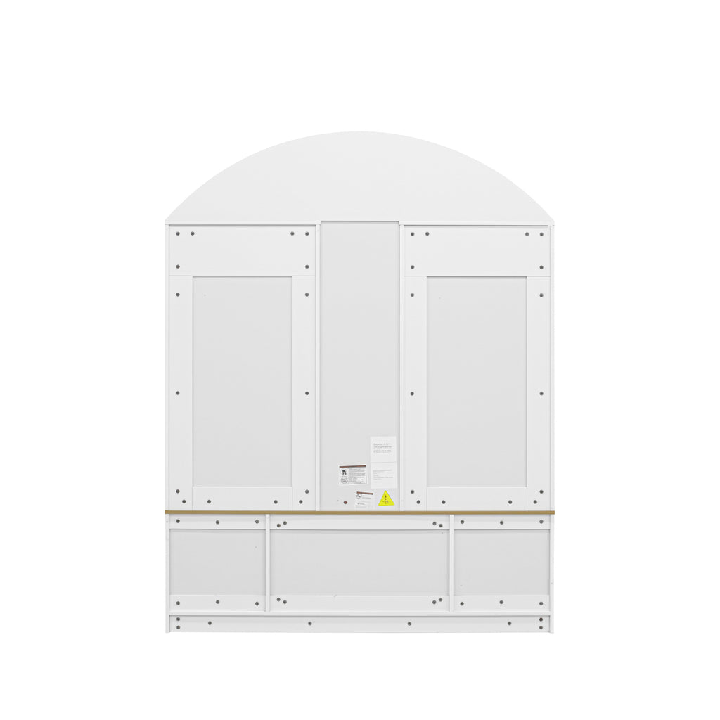 Multi-functional wardrobe/entrance wardrobe, equipped with shoe racks, clothes hangers and hooks. Wardrobe - A wardrobe is made of sturdy medium-density fiberboard with modern design and practical sto - Grand Goldman Shop