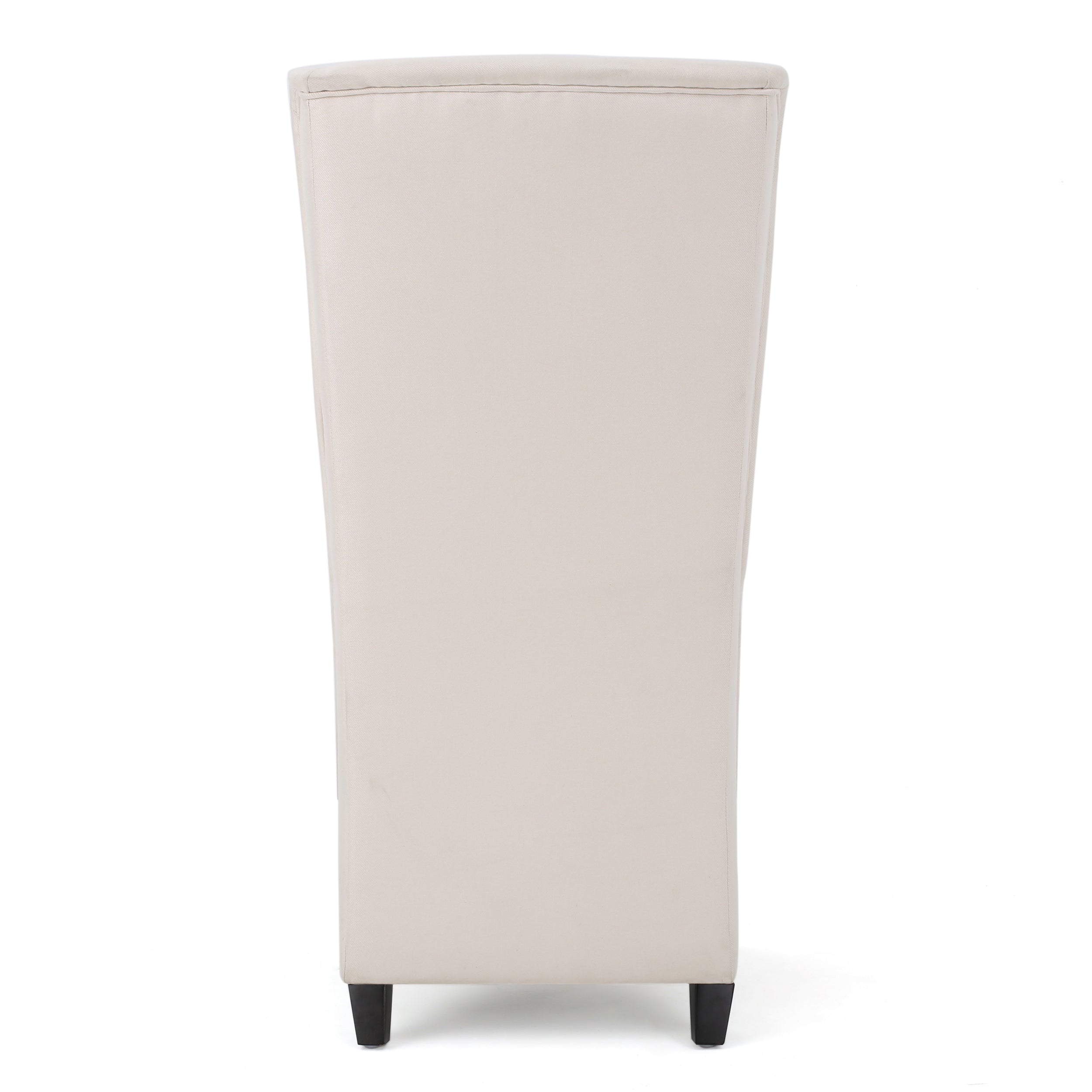 Alight Upholstered Dining Chair with High Back and Birch Wood Legs, Beige - Grand Goldman Shop