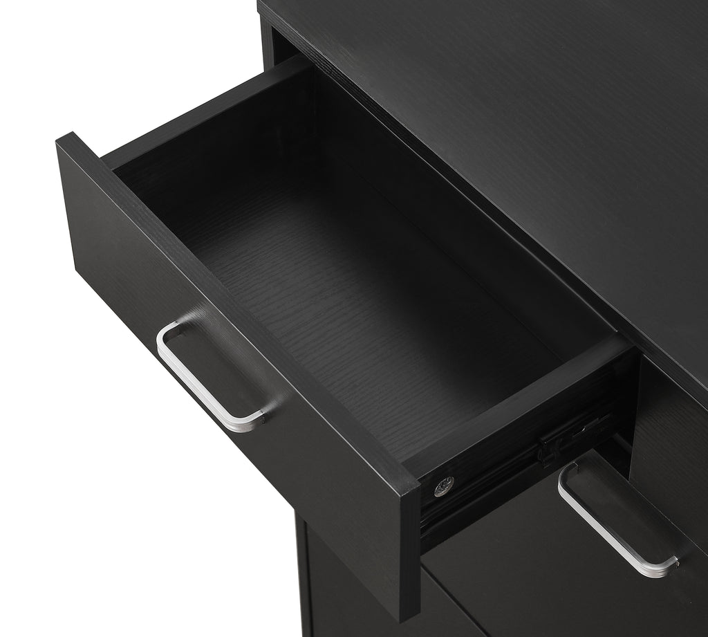 Large size Shoe Cabinet,Free Standing Tipping Bucket Shoe Rack Organizer with 2 Flip Drawers&2 Drawer,Modern Tipping Bucket for Entryway,Hallway,Bedroom-black - Grand Goldman Shop