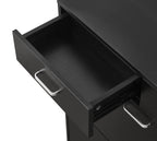 Large size Shoe Cabinet,Free Standing Tipping Bucket Shoe Rack Organizer with 2 Flip Drawers&2 Drawer,Modern Tipping Bucket for Entryway,Hallway,Bedroom-black - Grand Goldman Shop