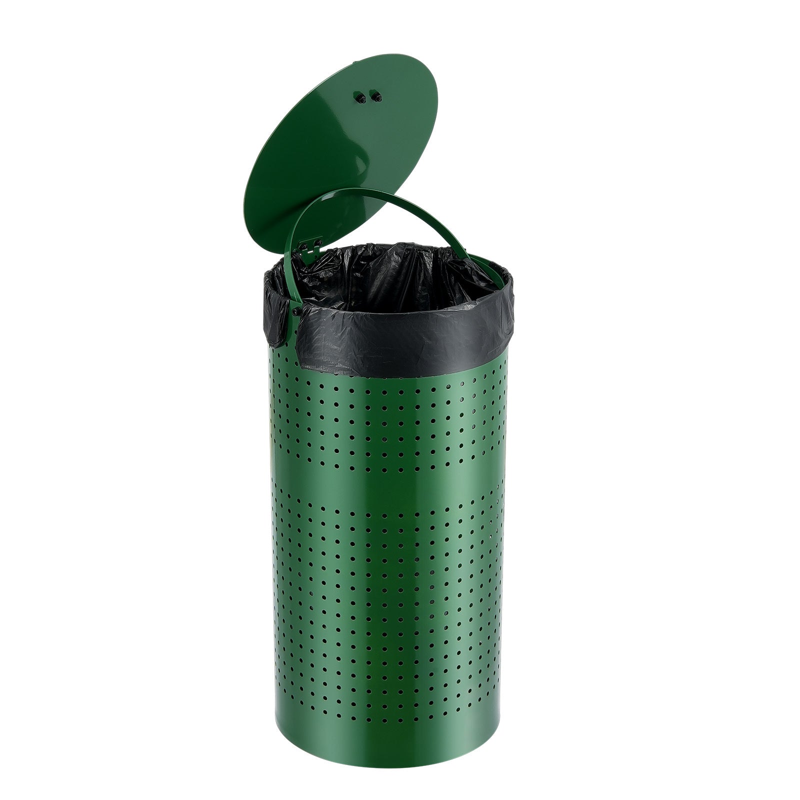 Dog Poop Trash Can 11.5 Gallons Weather-Resistant Dog Waste Bin with Lid - Grand Goldman Shop