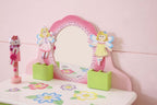 Kids Funnel Layla Girls Flower Vanity Set with Stool - Grand Goldman