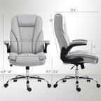High-Back Office Chair, Adjustable Ergonomic Design for Home & Office - Grand Goldman