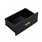 Modern Black 9-Drawer Dresser for Bedroom - Ample Storage Chest of Drawers in Engineered Wood - Grand Goldman Shop
