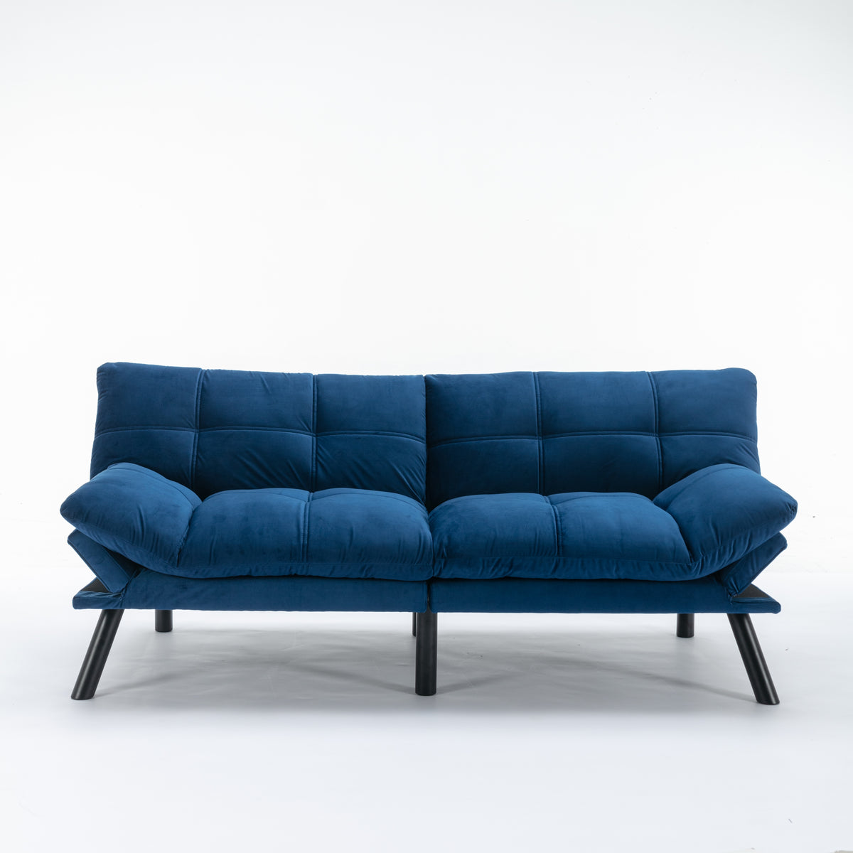 Navy Blue Convertible Folding Modern sofa Bed - Grand Goldman Shop