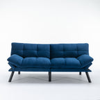 Navy Blue Convertible Folding Modern sofa Bed - Grand Goldman Shop