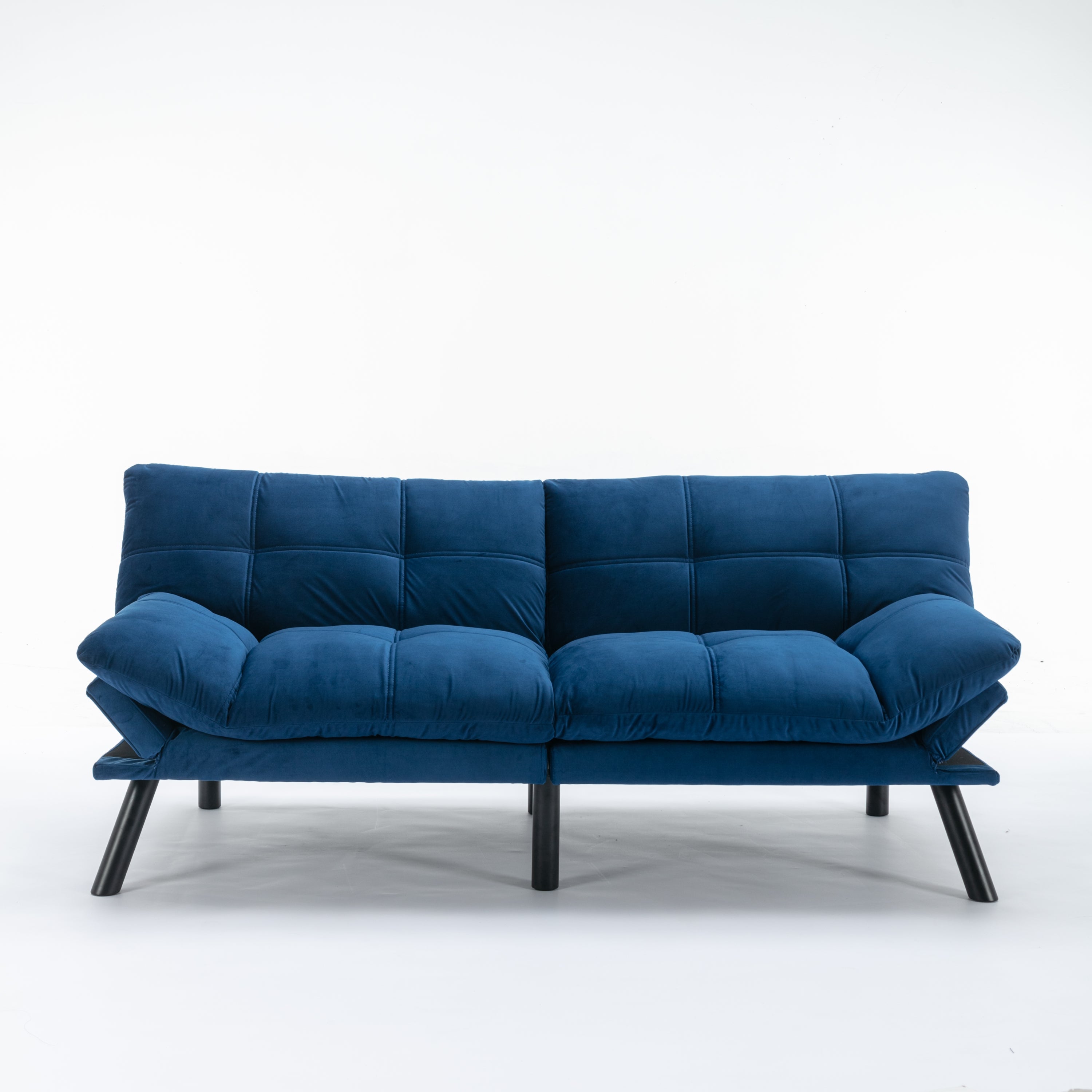 Navy Blue Convertible Folding Modern sofa Bed - Grand Goldman Shop