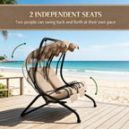 Garden Swing Chair,Outdoor Swing Chair,Two-Person Porch Swing Chair - Grand Goldman Shop