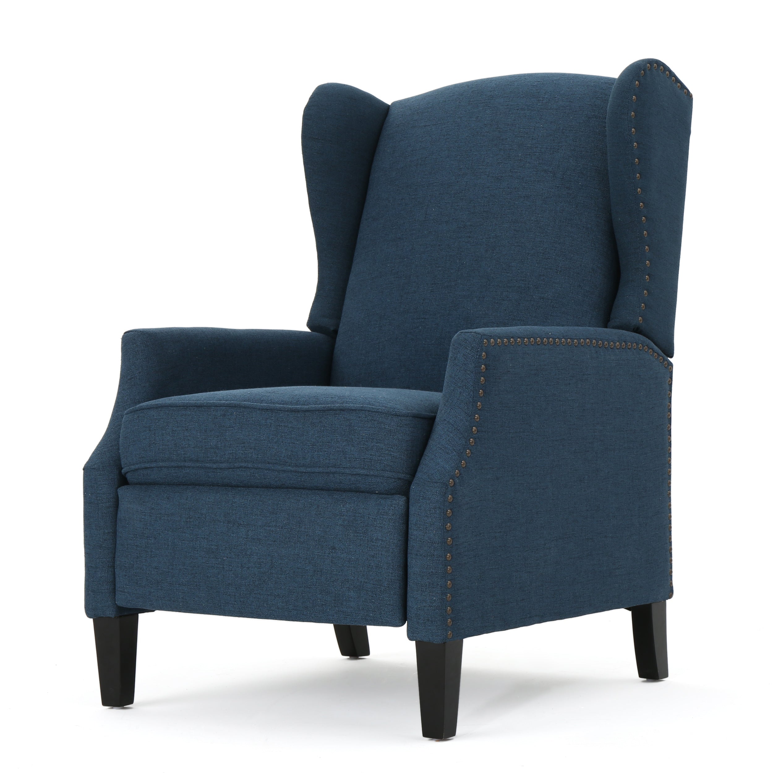 Westeros Wing Back Fabric Upholstered Recliner - Grand Goldman Shop