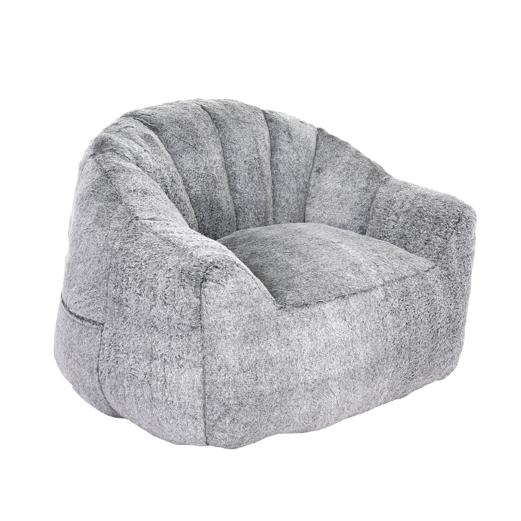 Beanbag Chair, Beanbag Sofa Chair with Armrests Stuffed High-Density Foam, Lazy Sofa Comfy Chairs Beanbag Chair for Adults in Living Room, Bedroom Reading - Grand Goldman Shop