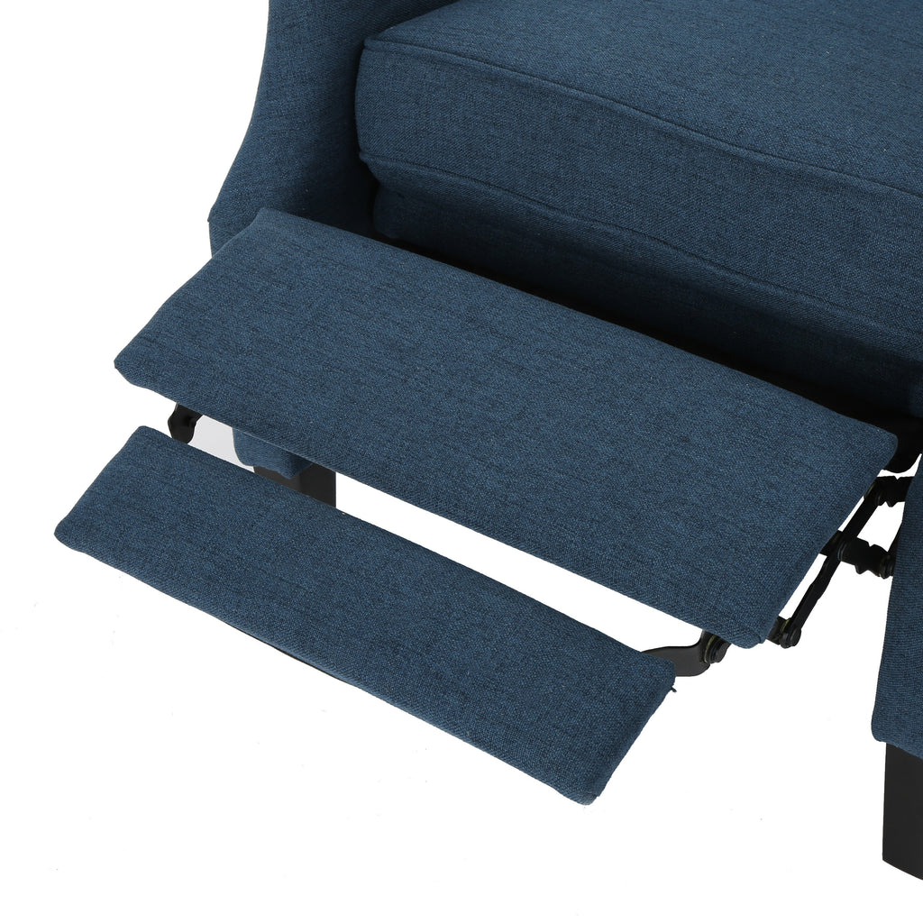 Westeros Wing Back Fabric Upholstered Recliner - Grand Goldman Shop