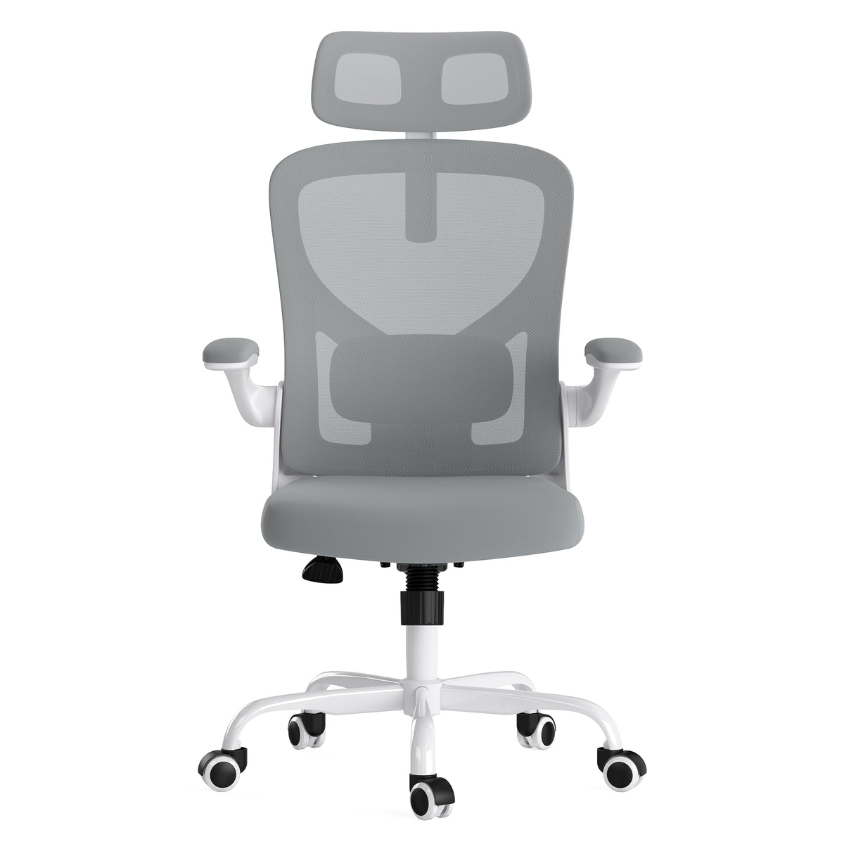 Ergonomic Office Chair, Home Office Desk Chair with Headrest, High Back Computer Chair with Armrests and Adjustable Lumbar Su