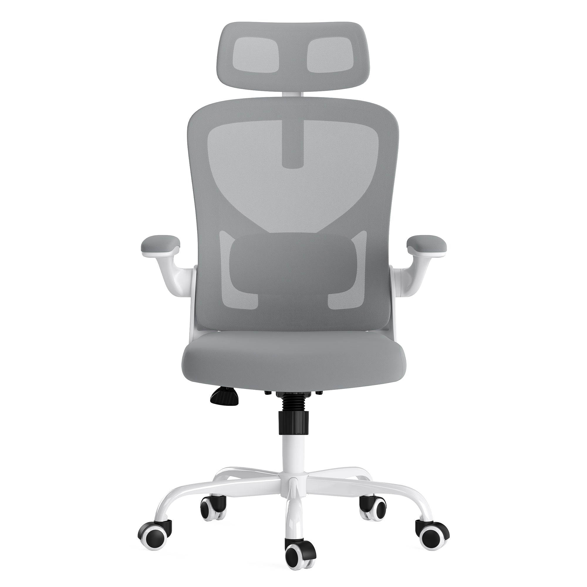 Ergonomic Office Chair, Home Office Desk Chair with Headrest, High Back Computer Chair with Armrests and Adjustable Lumbar Su