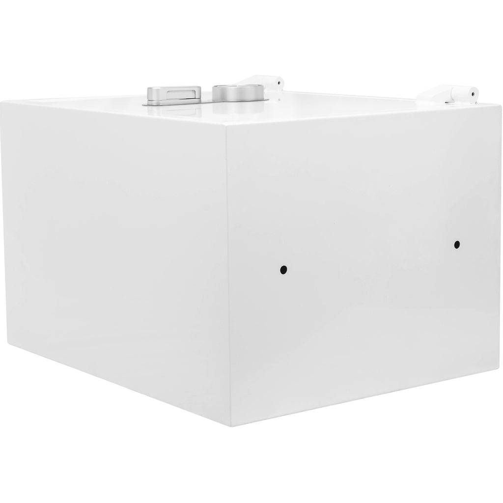 Biometric Fireproof Safe 4.48 Cubic Ft White Steel Secure Storage | Premium Home Decor - Grand Goldman