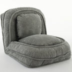 [VIDEO provided] Human Dog Bed ,Lazy Sofa Couch ,5 Adjustable Position,sit,sleep,fold,suit to put in bedroom, living room ,Space Saving Design,Gray - Grand Goldman Shop