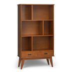 Draper Mid Century Wide Bookcase and Storage Unit - Grand Goldman