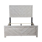 DENVER Modern Full 5PC Bedroom Set Made with Wood in Natural Finish, Full Size Bed & Storage Furniture - Grand Goldman Shop