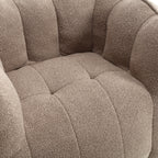 Soft Chenille Bean Bag Chair with High Resilient Foam for Living Room and Bedroom, Comfortable Square Lazy Sofa with Footstool for Adults - Grand Goldman Shop