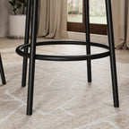 Bar table, equipped with 2 bar stools , with backrest and partition - Grand Goldman Shop
