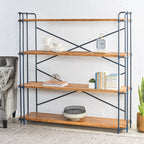 YORKTOWN 4-SHELF BOOKCASE - Grand Goldman Shop