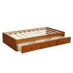 Orisfur. Twin Size Platform Storage Bed with 3 Drawers - Grand Goldman Shop