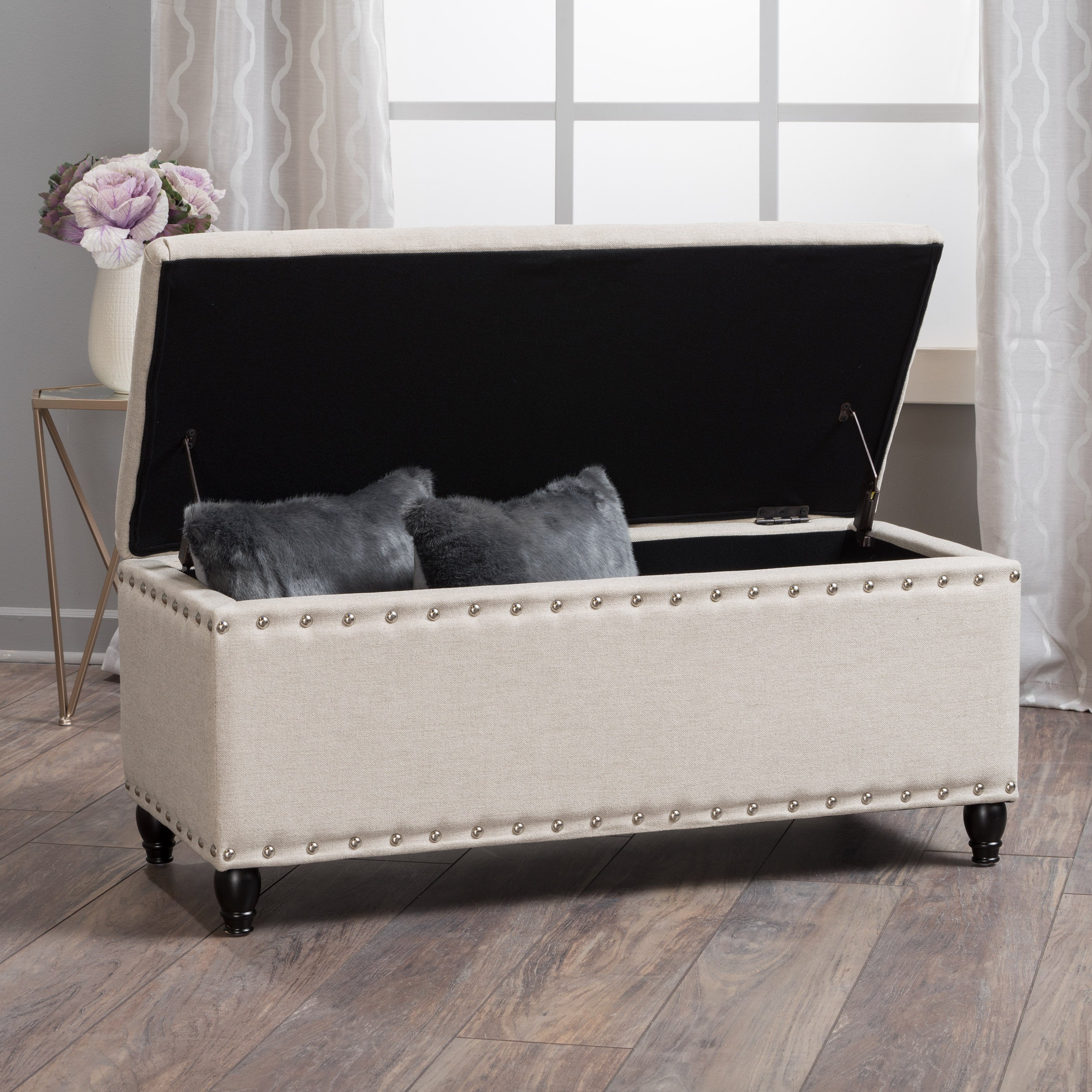 STORAGE OTTOMAN - Grand Goldman Shop