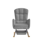 Grey Teddy Rocking Armchair - Grand Goldman Shop