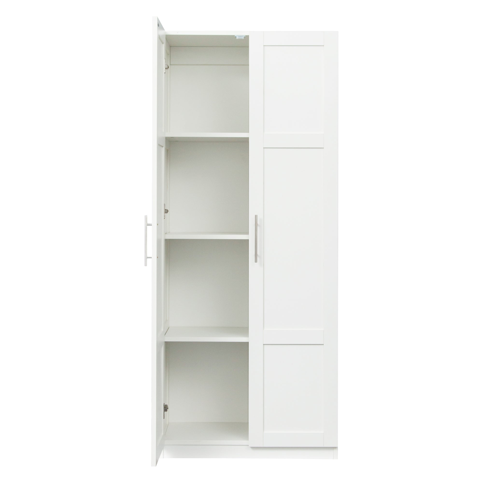 Pantry Cabinet, Kitchen Pantry Storage Cabinets with 2 Door and 3  Shelves, White Pantry Storage Cabinet, Cupboard for Kitchen, Dining Room and Living Room. - Grand Goldman Shop
