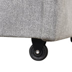 U_STYLE Upholstery Sleeper Sectional Sofa with Storage Space, USB port, 2 cup holders on Back Cushions(same sku; WY000335AAE) - Grand Goldman Shop