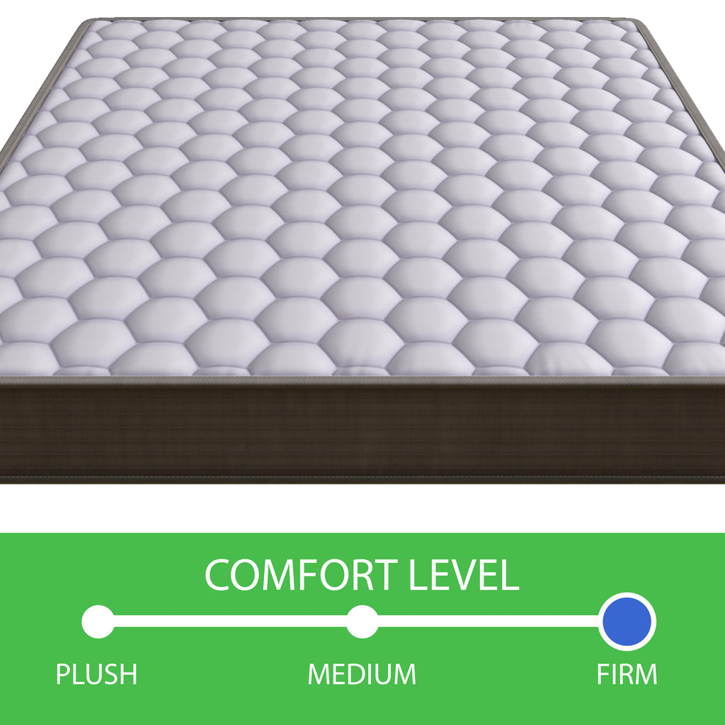 6 Inch Soft-Medium Firmness Pocket Spring Mattress - Pocket Coil Mattress, Twin size. - Grand Goldman Shop