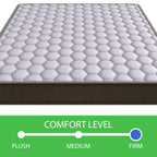 6 Inch Soft-Medium Firmness Pocket Spring Mattress - Pocket Coil Mattress, Twin size. - Grand Goldman Shop